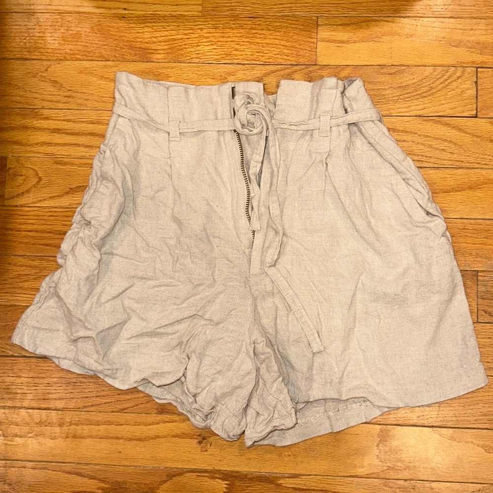 Abercrombie and Fitch Linen Blend Shorts